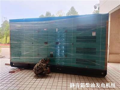 靜音箱柴油發電機組 供貨